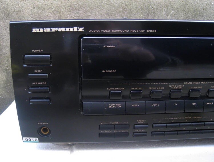 二手原装进口马兰士sr670家庭影院51声功放机杜比dsp音响功放