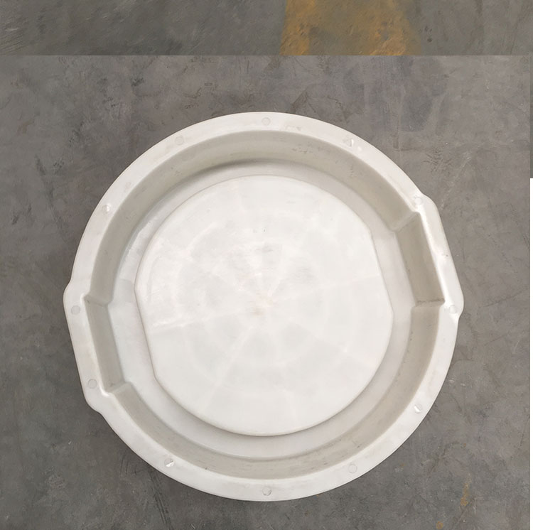 猪槽下料器模具用圆形水泥料槽模具自由采食猪料底盘模具养猪设备