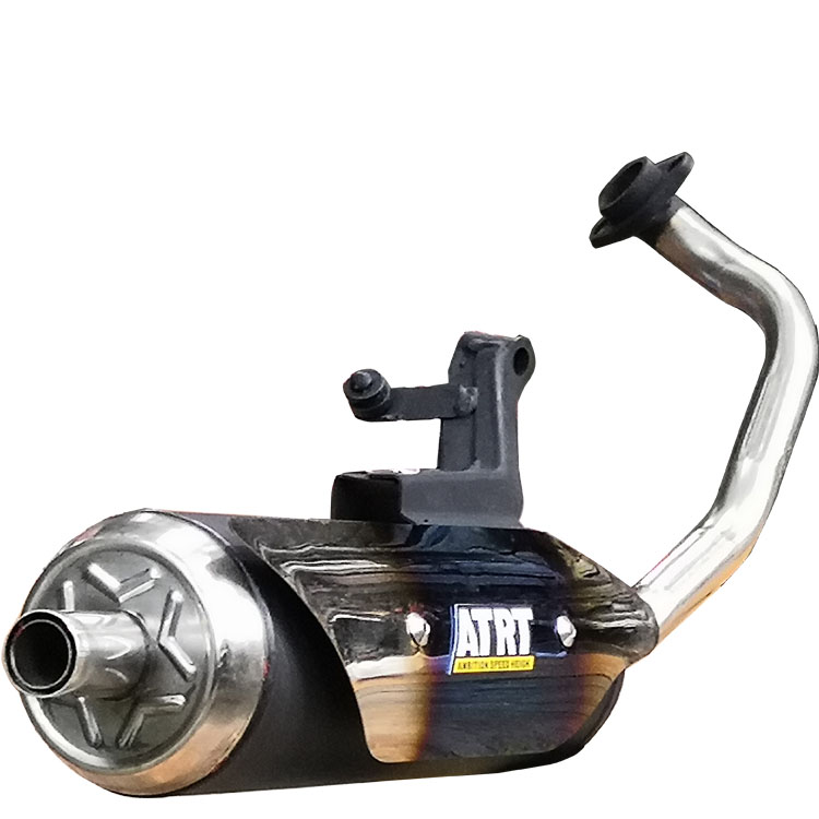 雅马哈踏板车rs福喜巧格酷奇atrt彩盖排气管gy6摩托车排气管