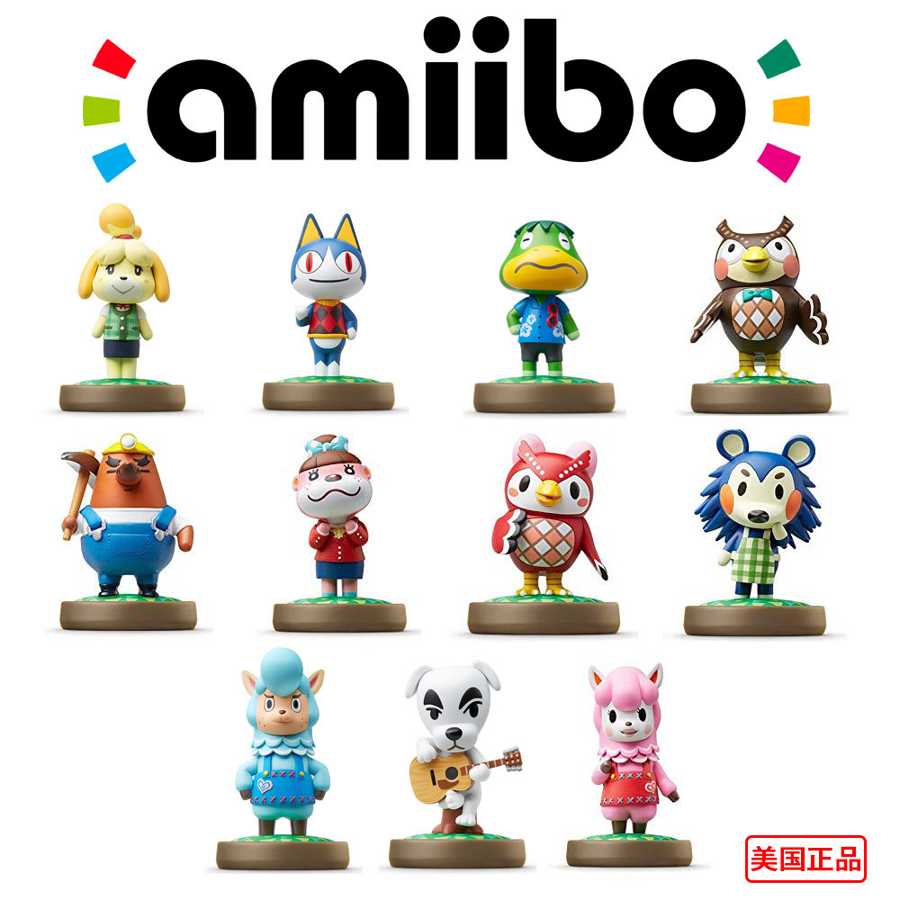 正版任天堂动物之森amiibo手办小鸟妹妹西施施惠手办