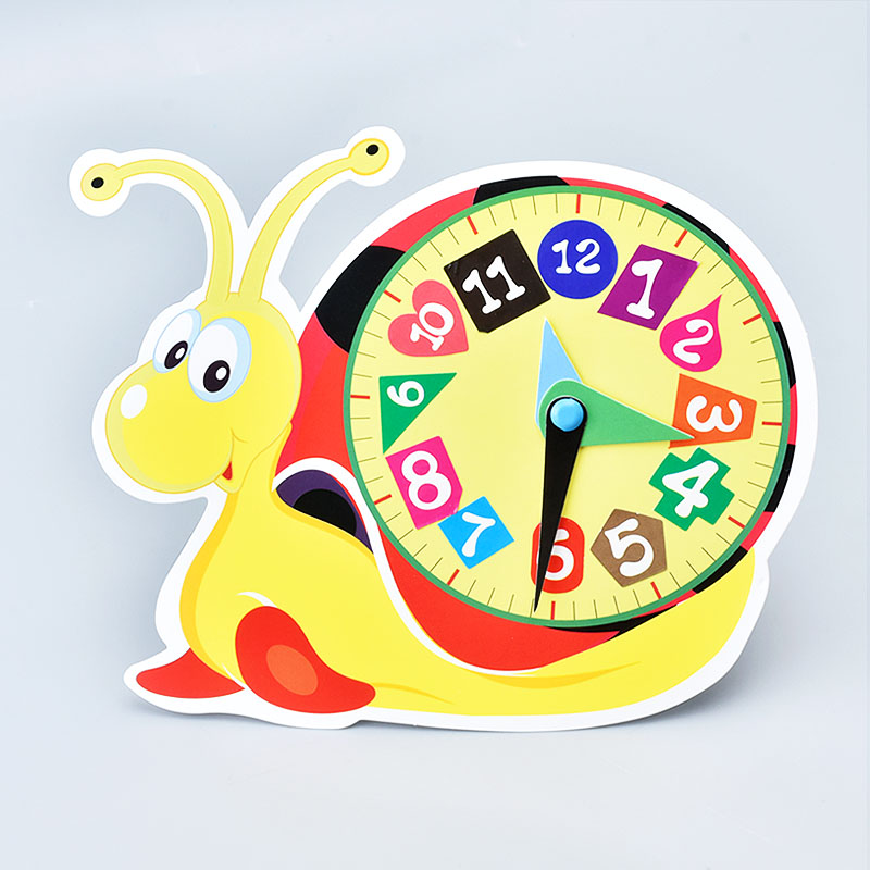 胖胖龙儿童diy自制卡通钟表认识时间幼儿园手工科学实验