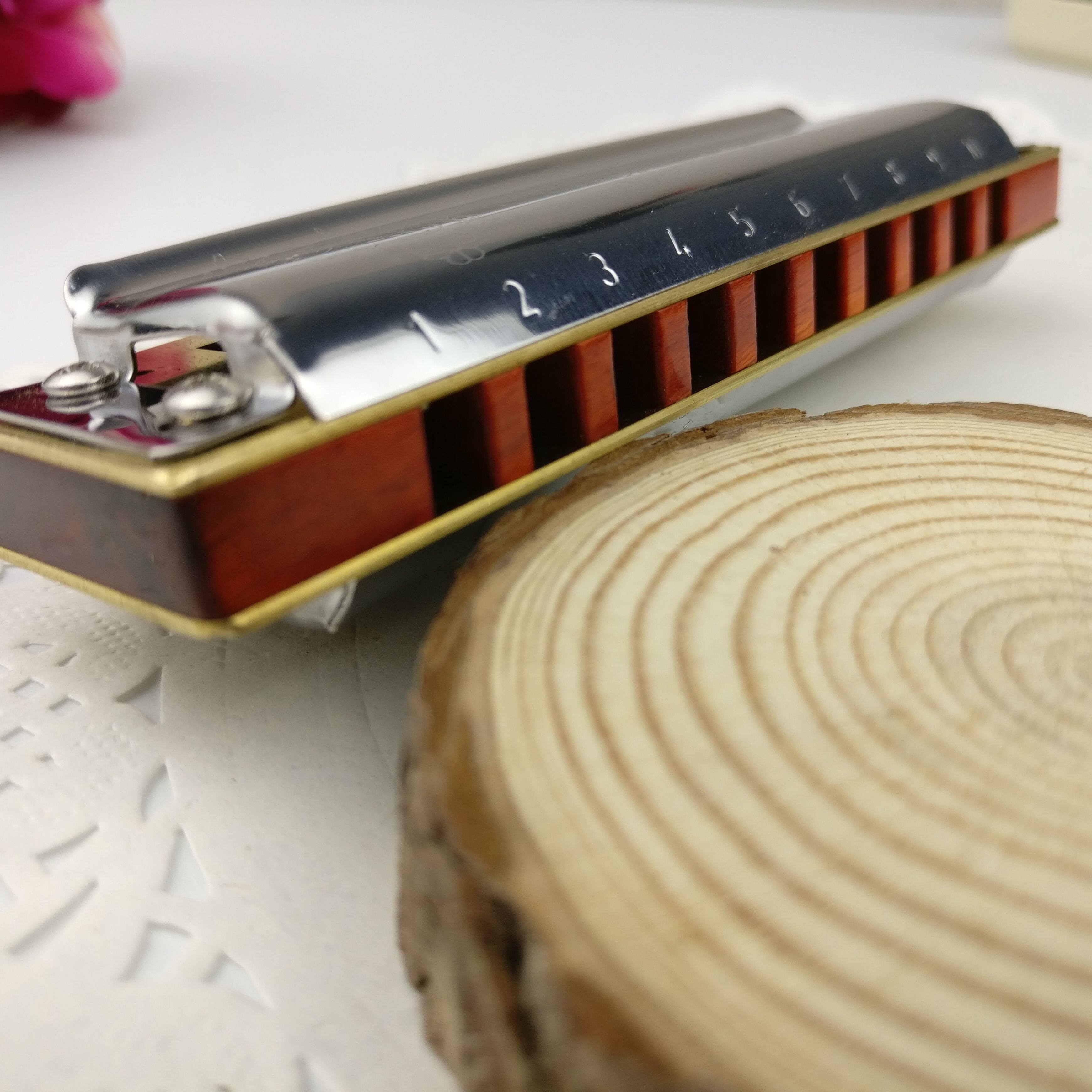 口琴金典mbd专业高端布鲁斯十孔mb1896定制亮叔口琴