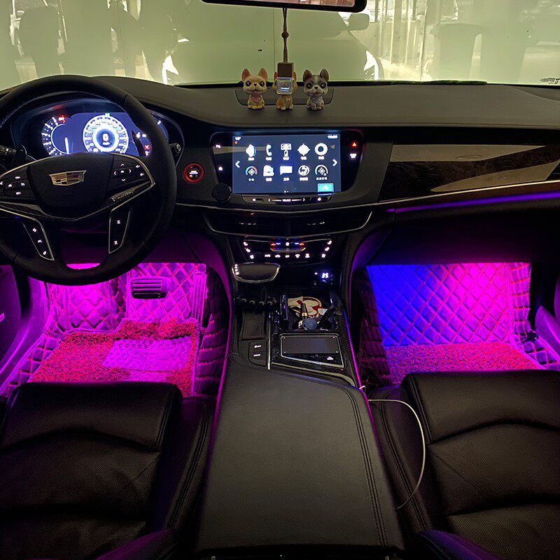 凯迪拉克atsatslxtsct4ct5ct6xt4xt5xt6汽车氛围灯