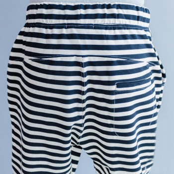 Fat mm plus size ຂອງແມ່ຍິງຄົນອັບເດດ: ເກົາຫຼີ ເສັ້ນດ່າງ slimming elastic ແອວບໍລິສຸດຝ້າຍ ​​cropped pants ແມ່ຍິງ summer ບາດເຈັບແລະ harem pants trendy