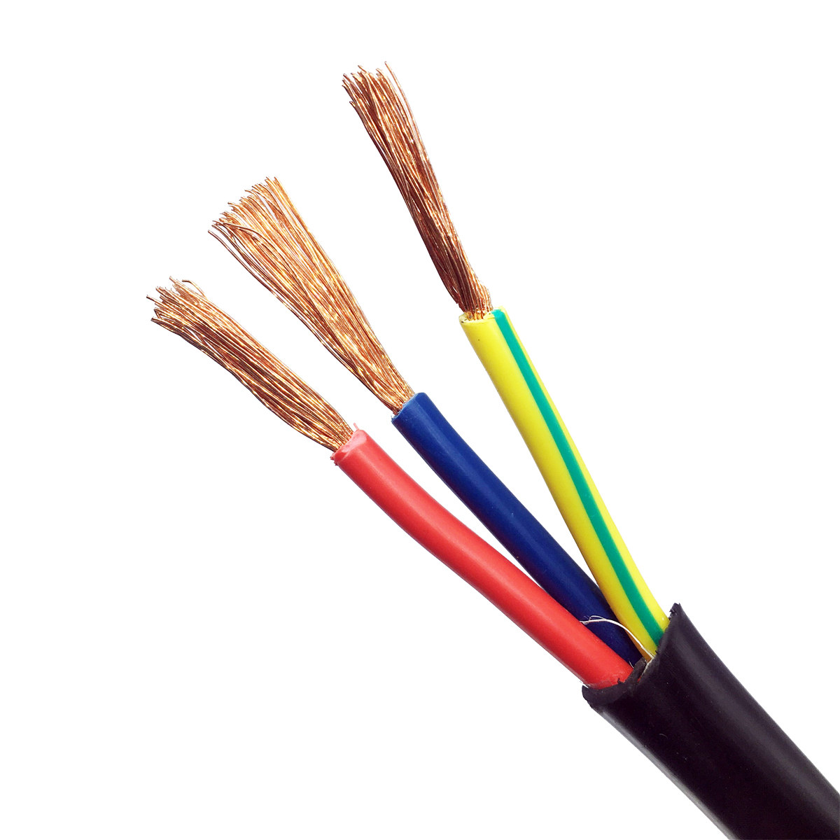 rvv纯铜2.5平方0.75护套缆线线电电源线电源线