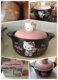 Hellokitty ceramic casserole pot soup pot stew pot Korean stone pot porridge Hello Kitty cute Taji pot Hellokitty ceramic casserole pot soup pot stew pot Korean stone pot porridge Hello Kitty cute Taji pot