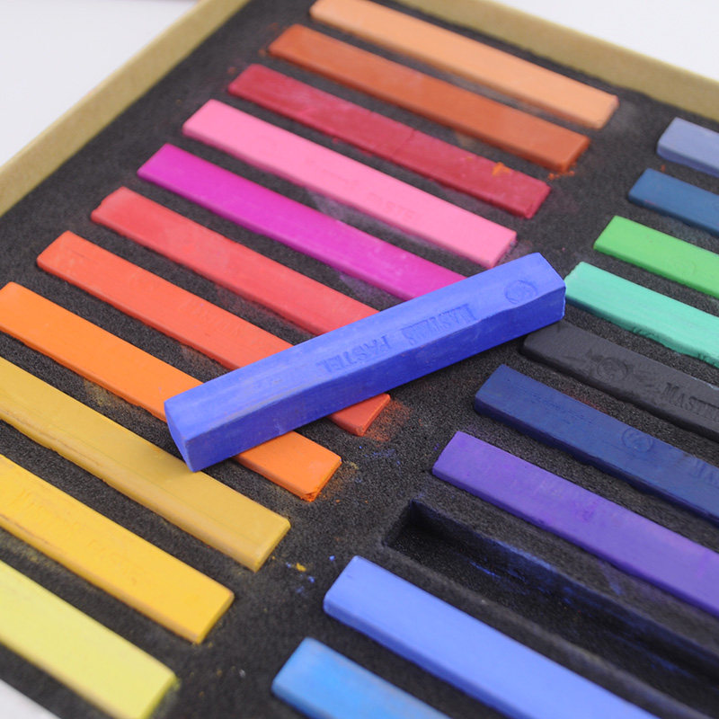 色粉 马利粉彩棒 艺术家色粉条 染发棒24色 36色 48色色粉棒 色粉笔