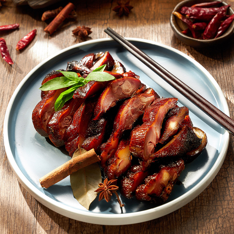 酱鸭杭州特产单只16斤左右老鸭生制风干真空烤鸭