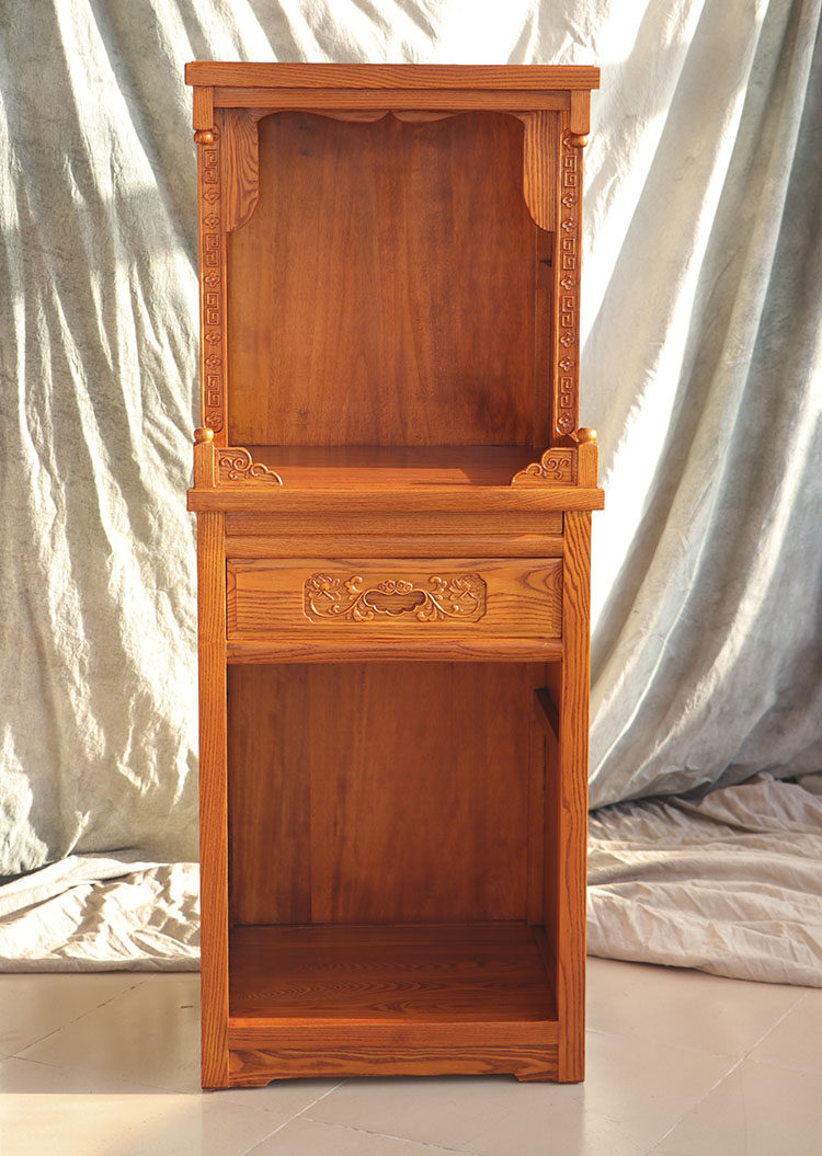 一文木纯实木原木榫卯家用神龛佛龛佛柜供桌佛柜
