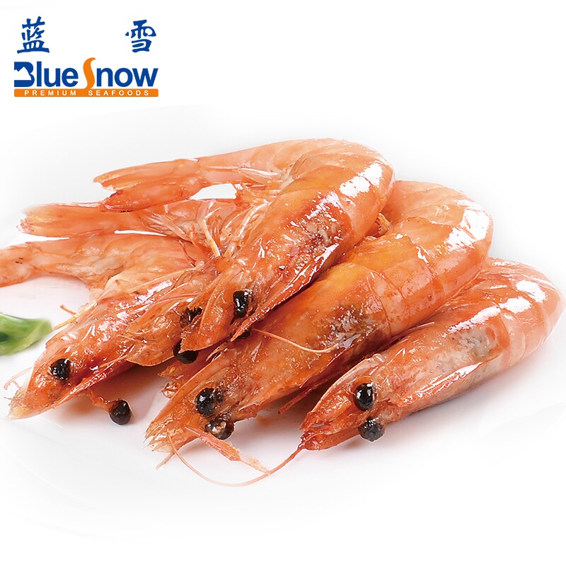 蓝雪厄瓜多尔白虾4050尾kg1650g南美美白冷冻对虾冻虾