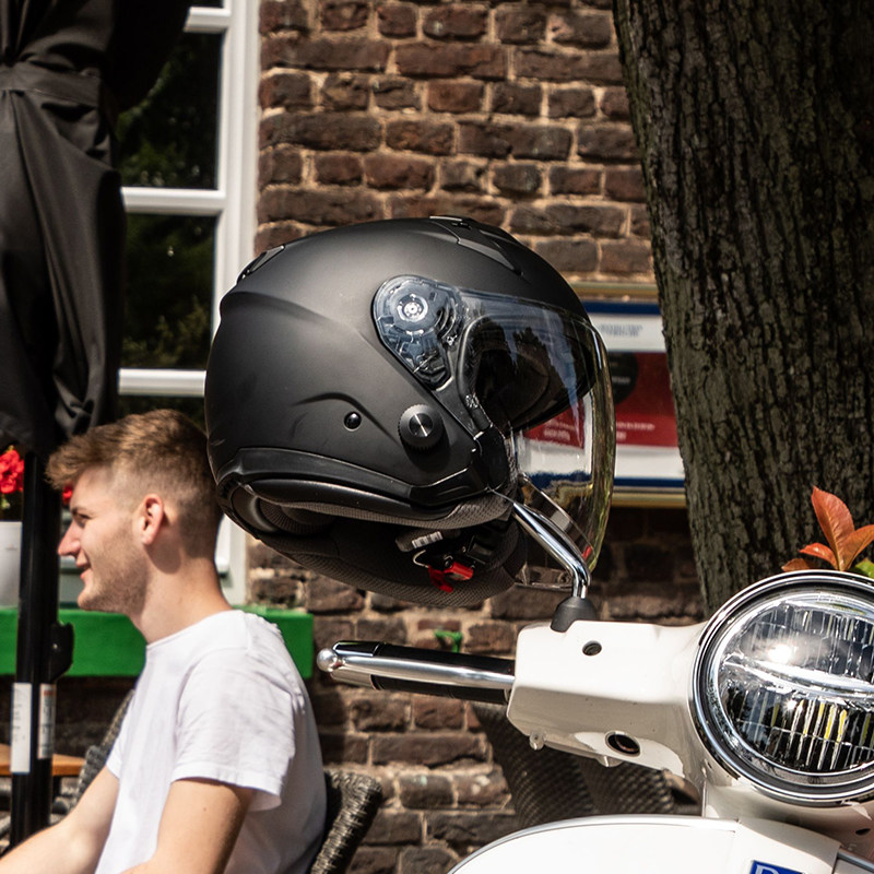 sena塞纳四分之三内置蓝牙对讲镜片通用多功能通讯摩托车头盔