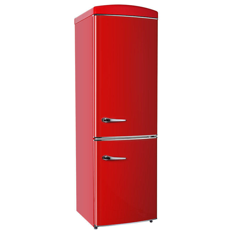 oreo德国复古家用大容量静音开门两用复古冰箱