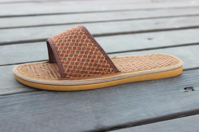 手工拖鞋男士居家棕丝夏季吸汗包一字拖