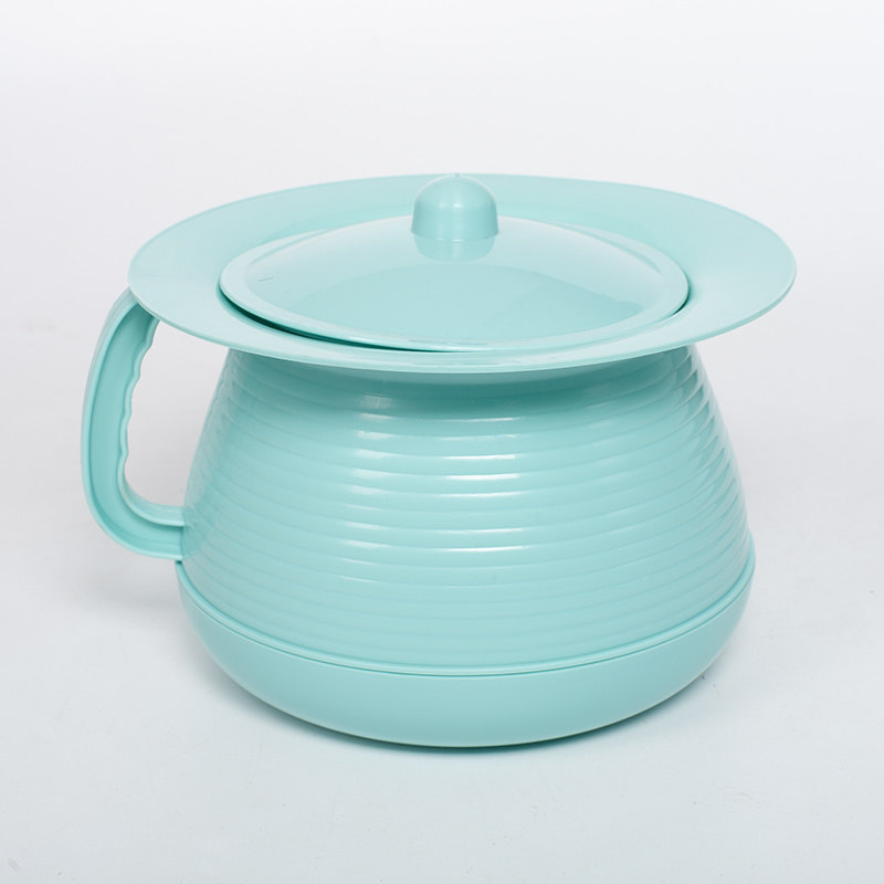 新款手提痰盂塑料大众痰盂 防滑痰壶 塑料痰盂儿童带盖婴幼儿尿桶