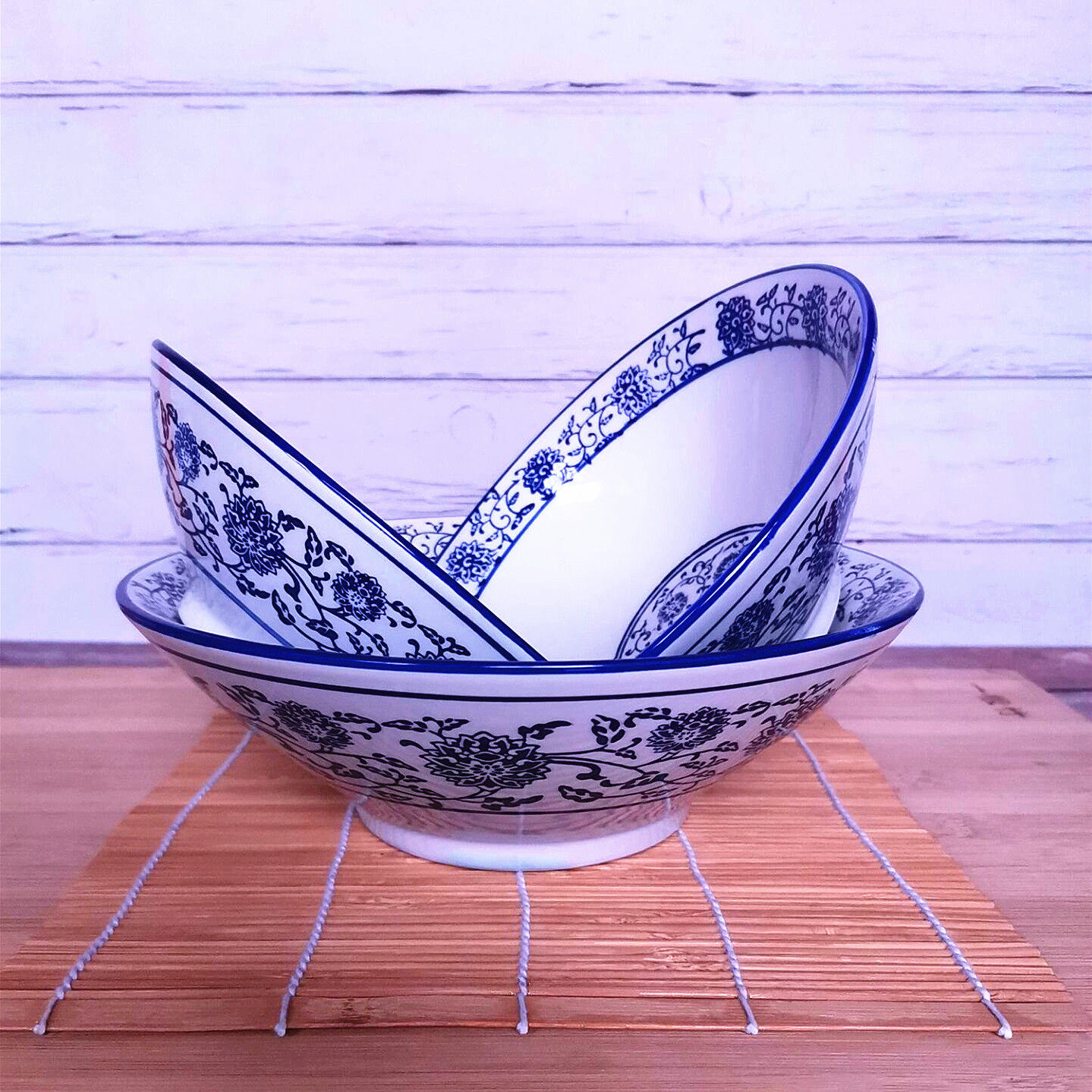 面馆专用青花大碗釉下彩碗拉面宫廷餐馆饭店碗