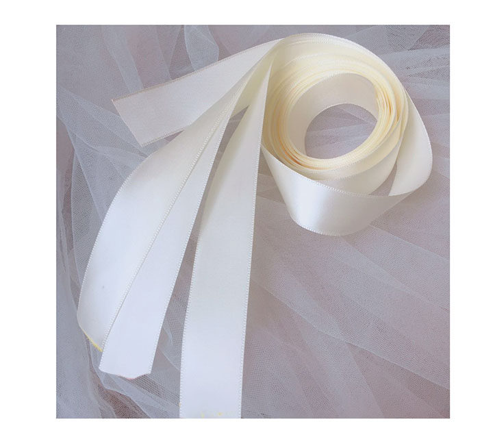 甜美洛丽塔发饰小仙女白色缎带发绳编发带子丝带发饰