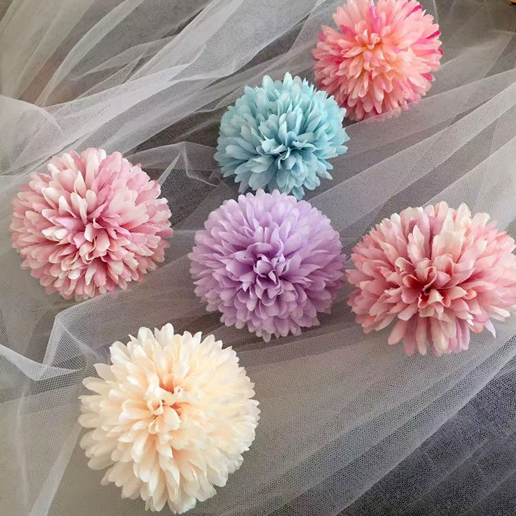 古装汉服配饰唯美绣球花朵头花发夹日本旅拍发饰