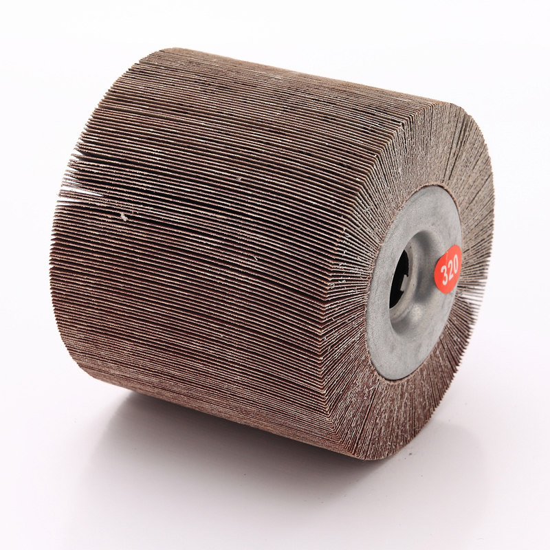 4寸麻轮抛光轮红麻轮不锈钢专用角磨机铁芯红毛打磨轮金属剑麻片