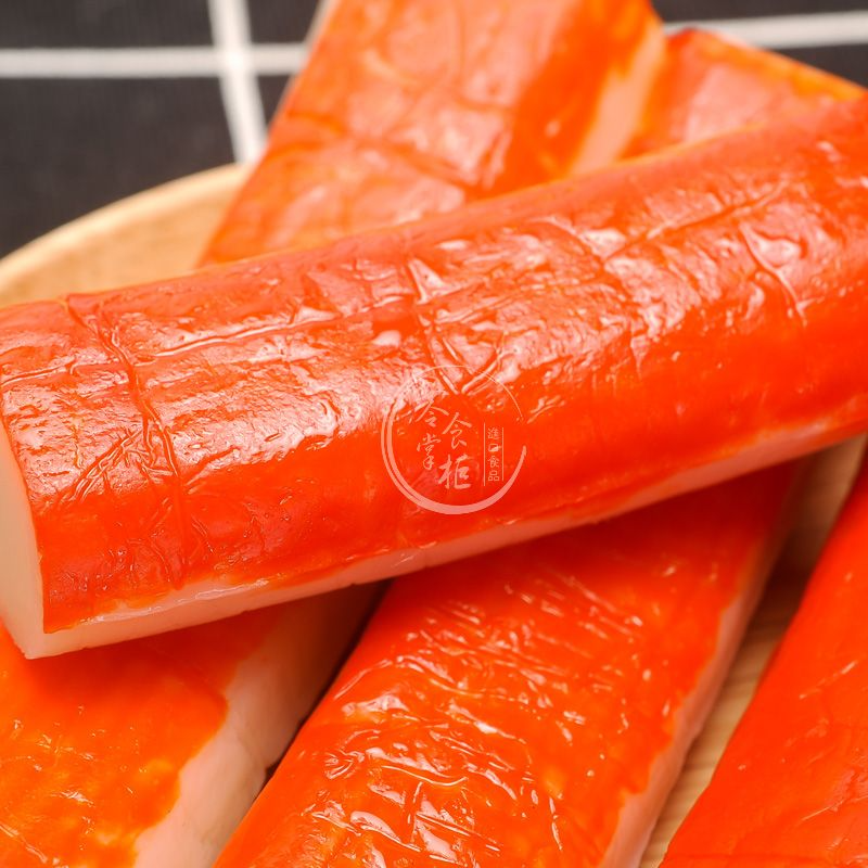 丸玉水产即食北海道长脚蟹肉棒蟹肉卷手撕蟹柳蟹棒 - 零食掌柜进口