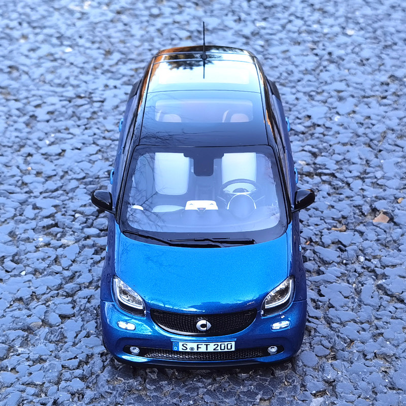 norev118奔驰smartforfour斯玛特合金汽车模型车模收藏