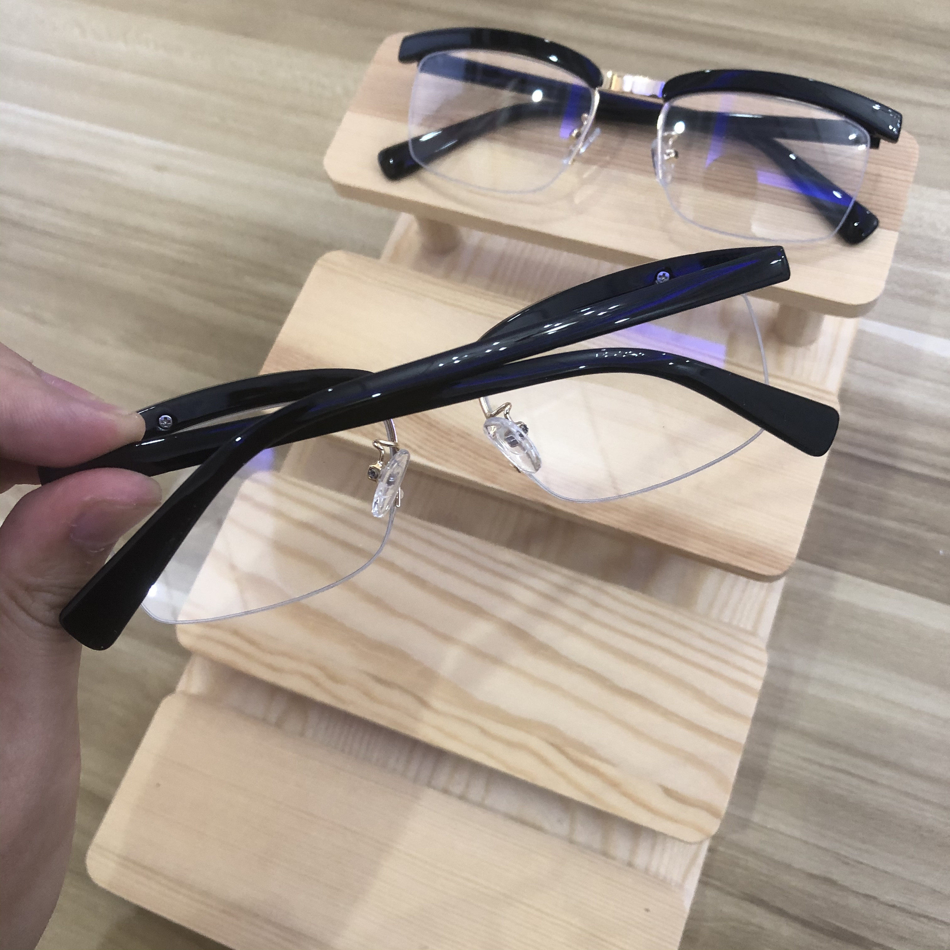 汤姆哈迪眼镜同款防辐射蓝光半框大脸黑道传奇眼镜架