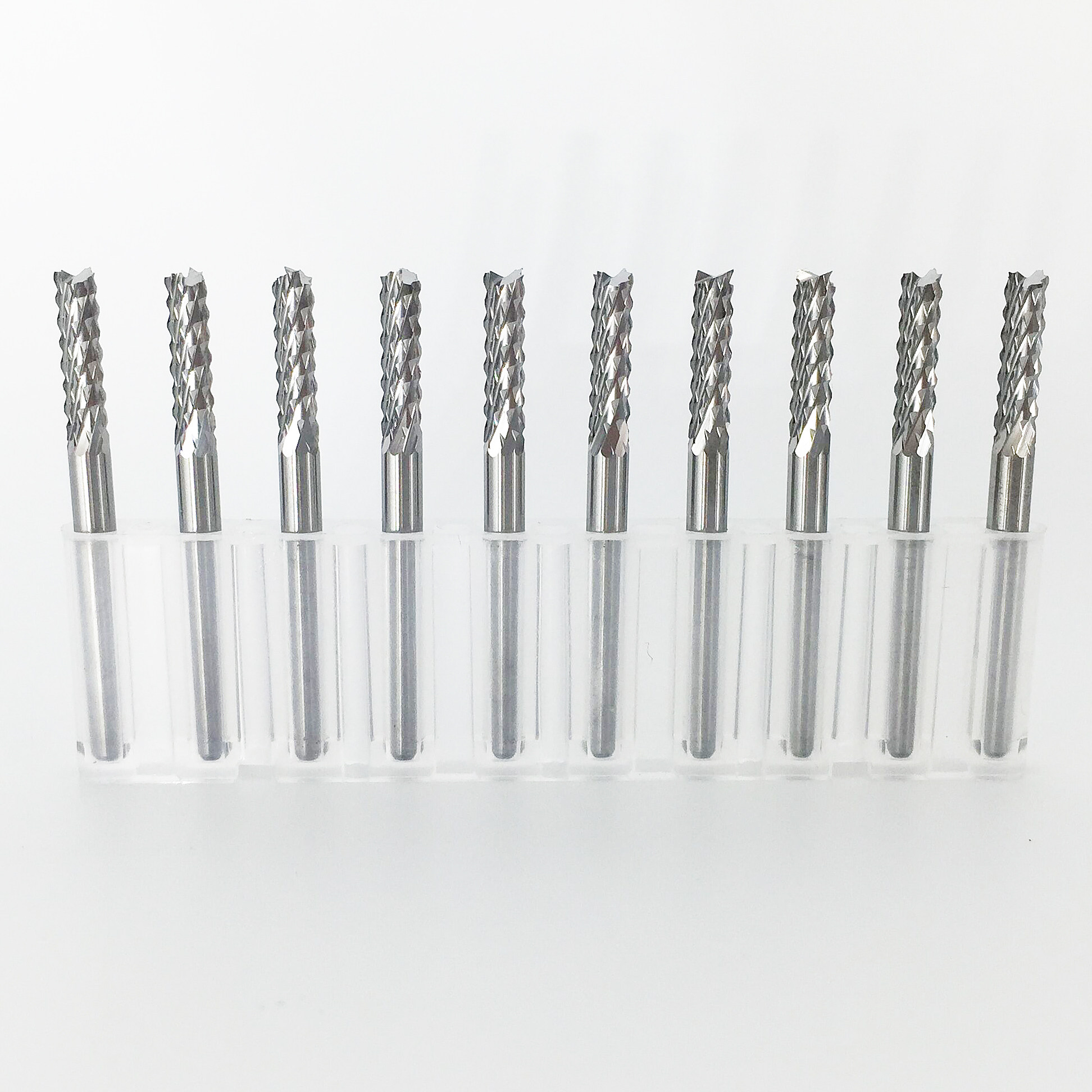 进口pcb玉米铣刀3.175钨钢铣刀电路板rcm锣刀1.0/1.2/1.5/2.0/3.