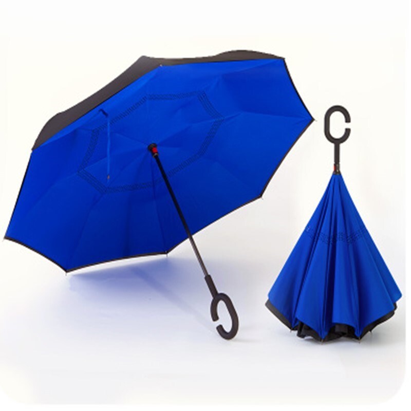 雨伞车载可伸缩折叠汽车车用车内车上收纳伞