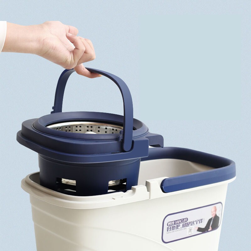 妙佳旋转拖把家用免手洗墩布桶手动自动驱动旋转拖把