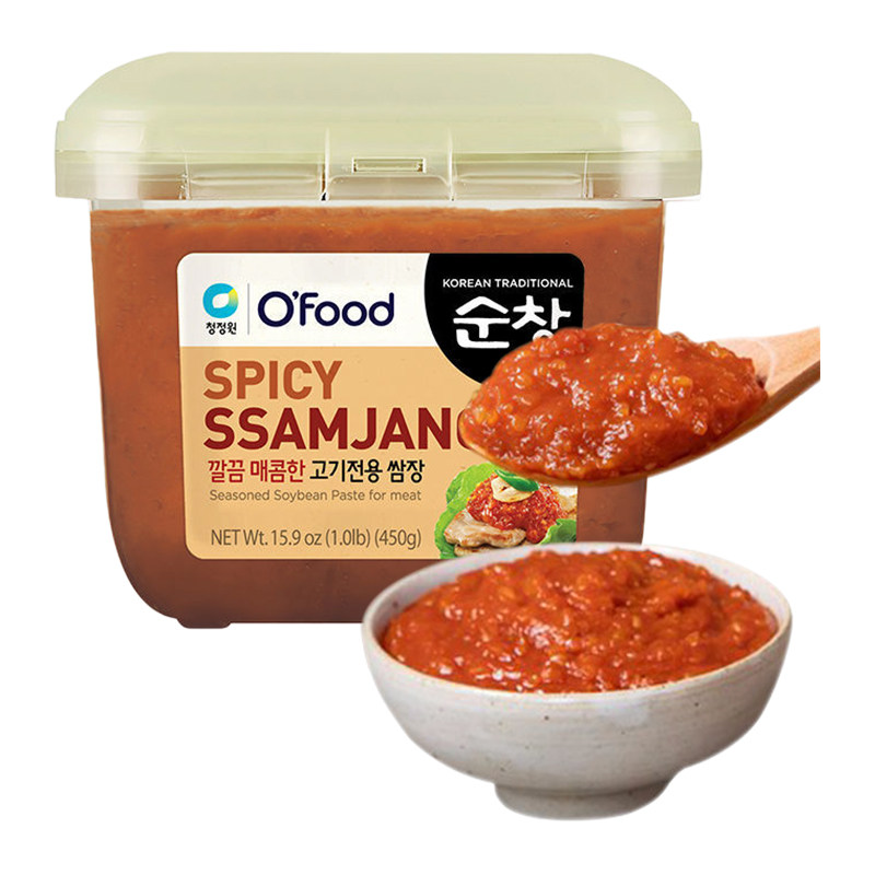 韩国进口清净园烤肉蘸料蘸酱450g韩式包饭辣椒酱酱类调料
