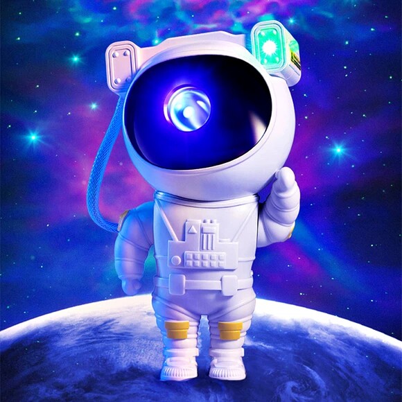 儿童玩具宇航员星空投影女生生日礼物浪漫旋转满天星发光玩具
