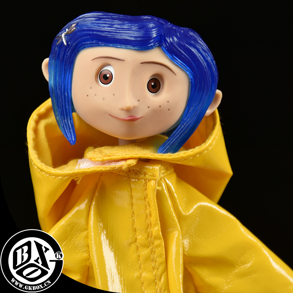 neca7寸妈妈卡洛琳雨衣版真衣服coraline盒装手办手办