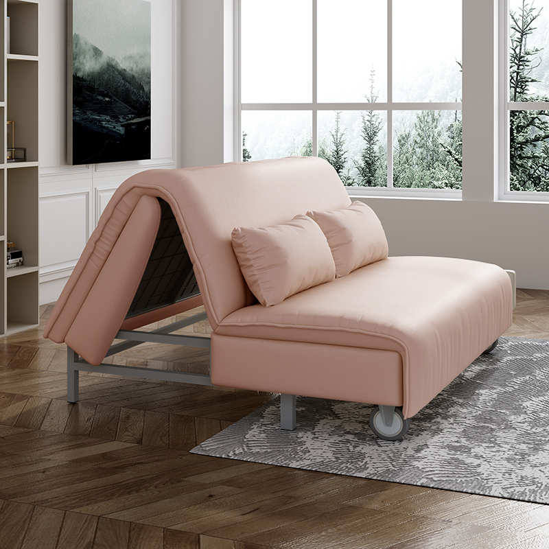 沙发布雅迪可折叠两用单人多功能免洗科技布儿童可爱沙发床