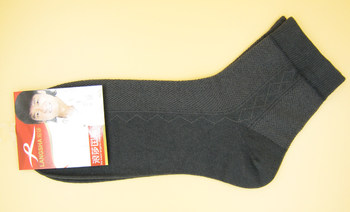 ຖົງຕີນຜູ້ຊາຍ 6 ຄູ່ Langsha ກາງ calf socks summer mesh ultra-thin men's socks summer breathable sweat-absorbent men's socks cotton