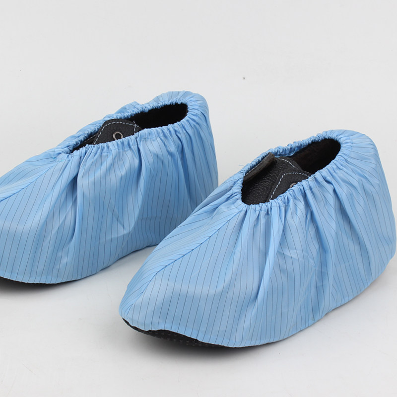 鞋套防静电防滑加厚厚底实验室车间无尘男女脚套鞋套