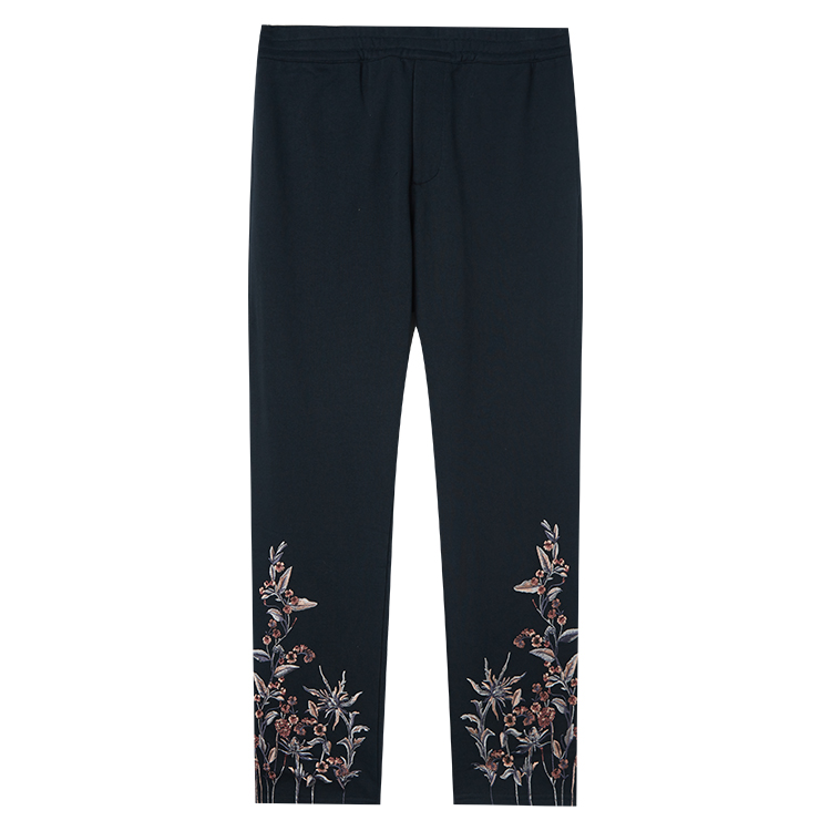 正品现货 Alexander Mcqueen 麦昆主线刺绣男卫裤男士长裤休闲裤