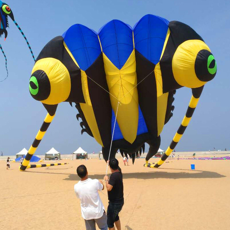 2020新款马老四三叶虫软体风筝成人高档专业壮观微风易飞巨型特大