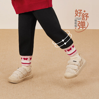 [抑菌抗静电]女童打底裤秋冬宝宝加绒束脚裤