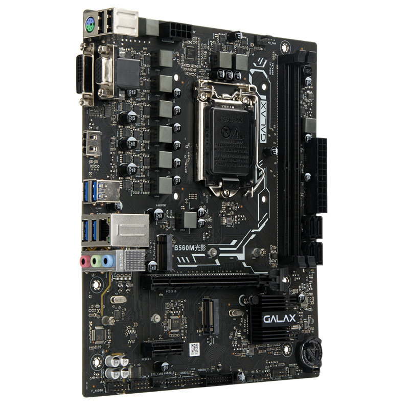 主板影驰h510m幻影h410m台式机电脑b460mcpu套装主板