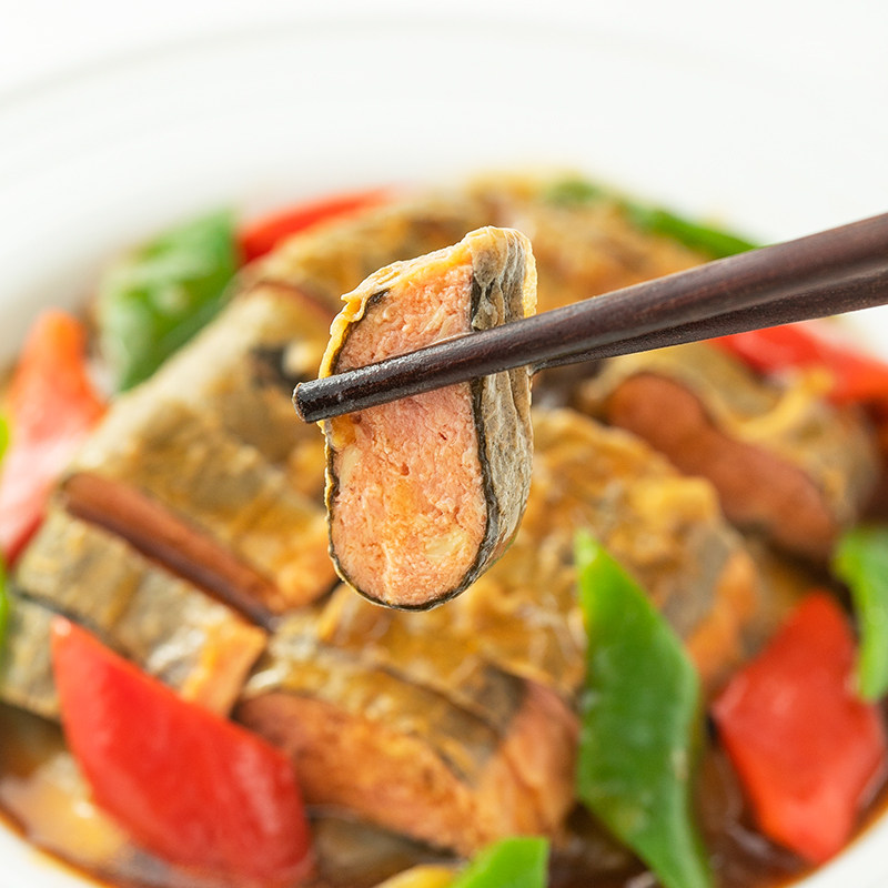 齐善素食冷冻品仿荤素咸鱼仿荤素鱼150g 袋大豆制品斋菜素菜 - 爱购网