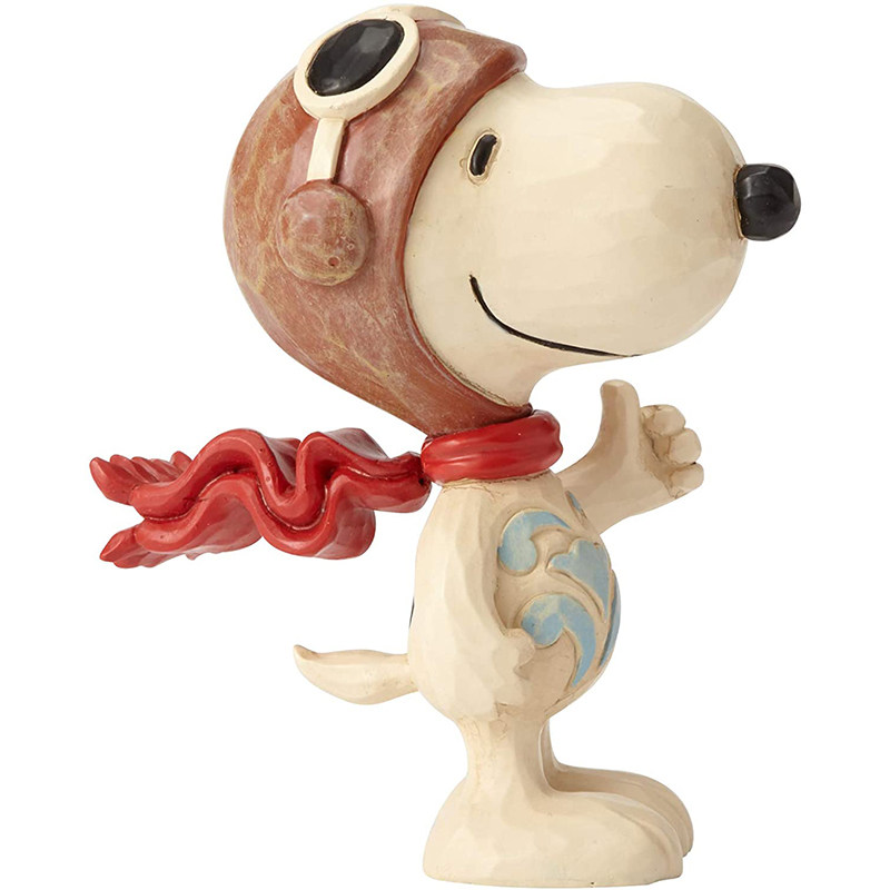 美国飞行员桌面模型手办玩偶公仔史努比snoopy树脂手办