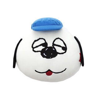 日本snoopy正版史努比的伙伴olaf奥拉夫狗狗抱枕靠垫靠枕毛绒玩具-领