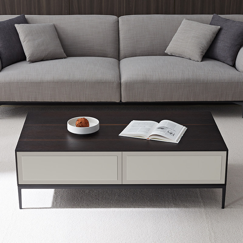 意式极简茶几电视柜组合客厅家具现代简约装修风格意大利茶几