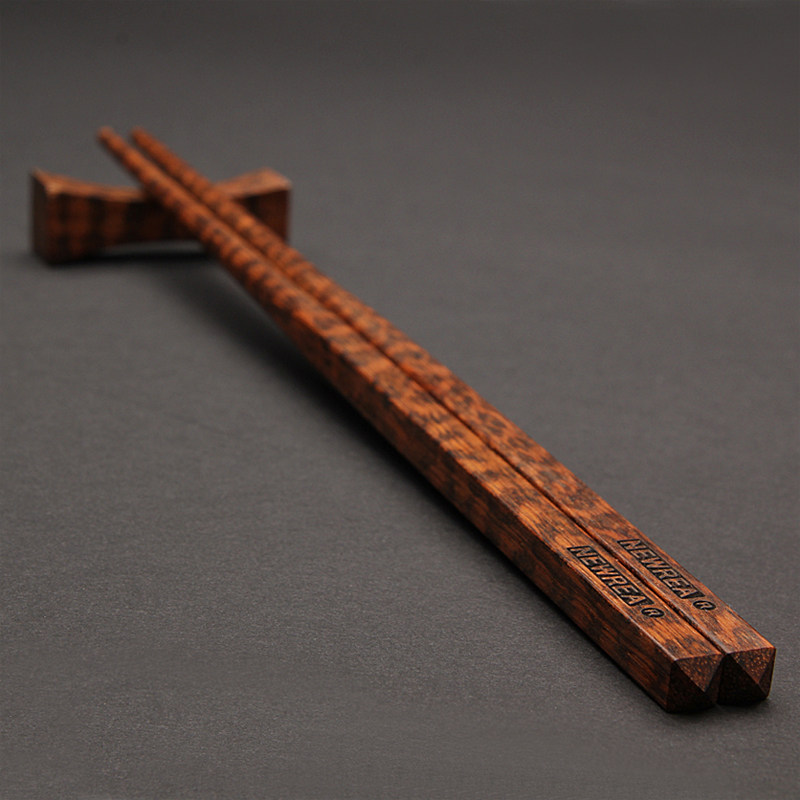 newrea新锐级蛇纹木筷子收藏增值鉴赏传家筷子