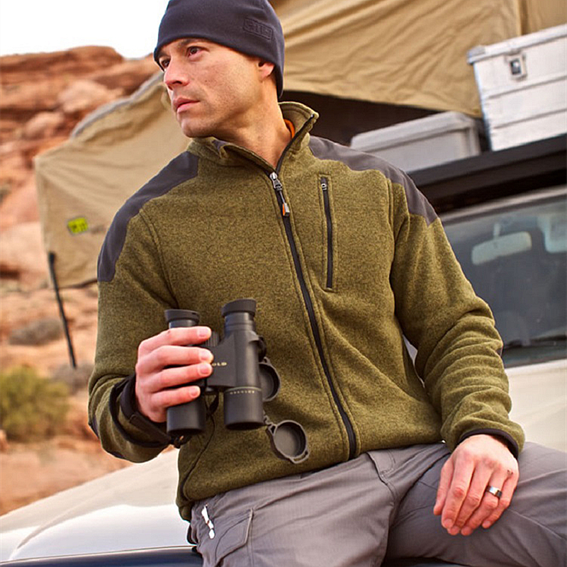 断码特价美国5.11 72407全拉链战术卫衣 抓绒保暖毛衣开衫外套