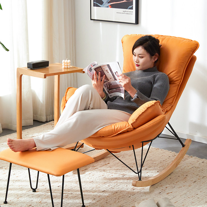 摇椅躺椅大人阳台家用休闲椅创意懒人沙发蜗牛摇椅