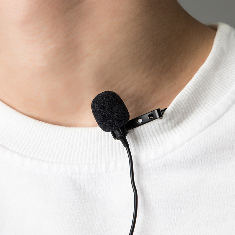 无线麦克风话筒领夹铁夹子小蜜蜂咪头夹子领夹式胸麦塑胶金属夹