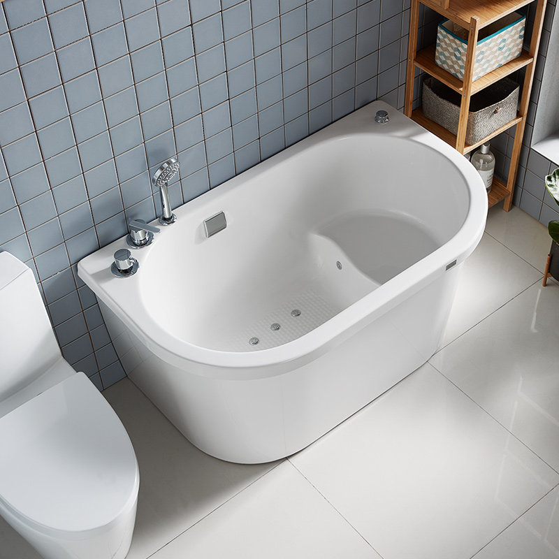 浴缸科泽小户户型亚克力坐式家用成人独立式贵妃普通浴缸