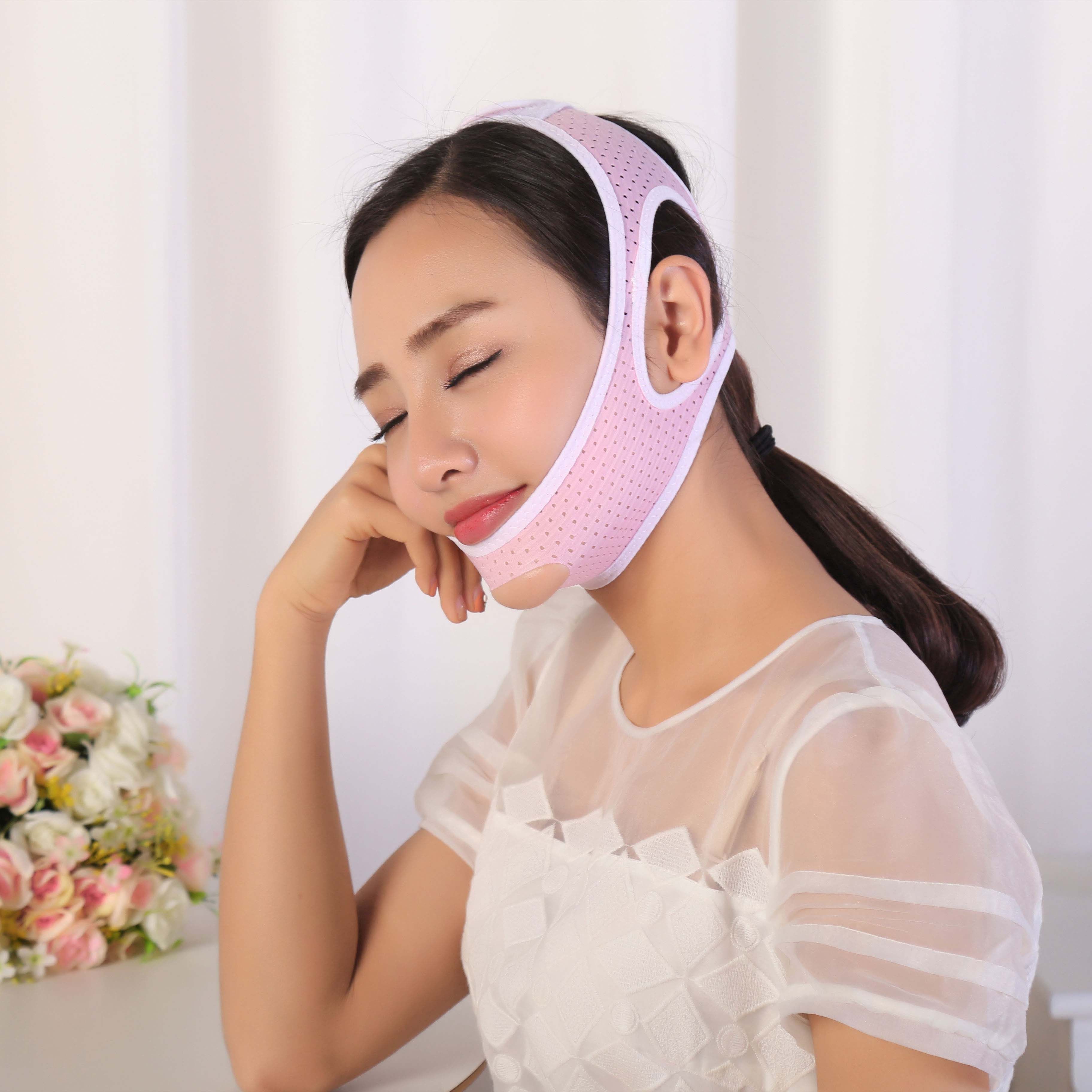 瘦脸神器绷带小v脸物理微整形辅助带睡眠脸v脸绑带式面罩紧致提拉