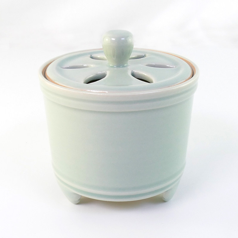 香炉日本进口山田松香香木香器陶瓷熏香家用香薰炉