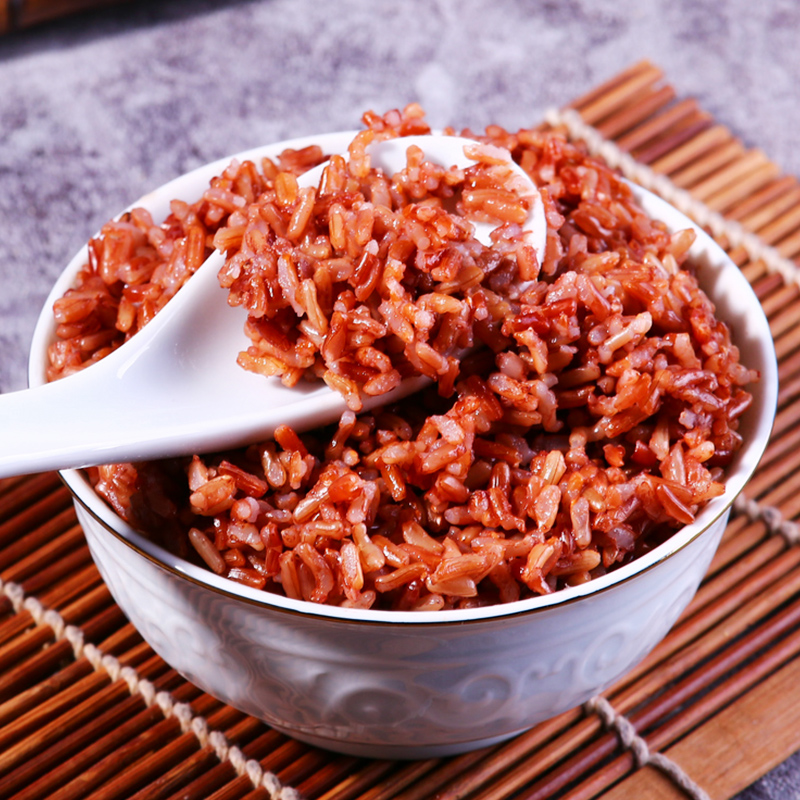 红糙米五斤装新米红粳米25kg农家红香米2500g红谷子红米红血稻米